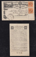 Luxemburg 1927 Airmail Postcard Ballon To Paris France - Covers & Documents