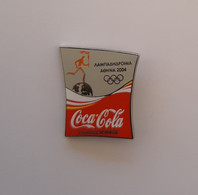 ATHENS 2004 OLYMPIC GAMES - Coca Cola Torch Relay Pin, Made By Efsimon - Juegos Olímpicos