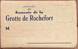 Les Grottes De Rochefort, Carnet De 10 Photos. - Rochefort
