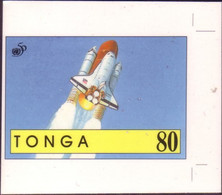 TONGA Cromalin Proof 1995 - Space Shuttle - Oceania