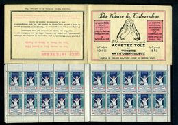 Carnet De 1928  - Tuberculose - Antituberculeux - N° 28*Pas De Calais*6 -sans Gomme -- PUB Maison De Paris - Blocks Und Markenheftchen