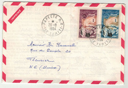 Polynésie Française // Lettre De Papeete Pour La Suisse (Fleurier) Le 26.08.1964 - Lettres & Documents