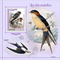 2021/07- CENTRAL AFRICAN - SWALLOWS               1V   MNH ** - Swallows