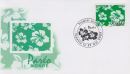 Enveloppe  FDC  1er  Jour   POLYNESIE   Le  Paréo   2009 - FDC