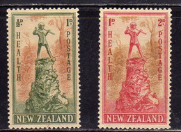 NEW ZEALAND NUOVA ZELANDA 1945 PETER PAN STATUE LONDON COMPLETE SET SERIE COMPLETA MNH - Ungebraucht