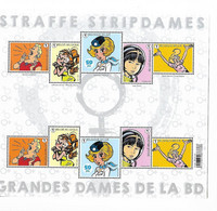 Belg. 2021 - COB N° 4986 à 4990 ** - Grandes Dames De La BD (F4986) - Unused Stamps