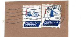 NIEDERLANDE 025 / Fragment Mit Mühle + Fahrrad 2014 O - Used Stamps