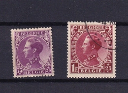 [2025] Zegels 391 + 393 Gestempeld - 1934-1935 Leopold III