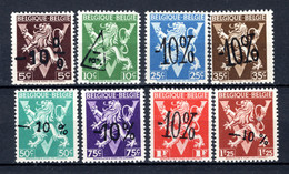 724o/724v MNH** 1946 - Heraldieke Leeuw Belgique - België - 1946 -10%