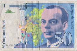 FRANCE : BILLET 50 Cinquante FRANCS - 1997 - Antoine De Saint-Exupéry - 50 F 1992-1999 ''St Exupéry''