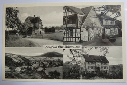 (12/1/44) Postkarte/AK "Ober-Ostern" Mehrbildkarte Mit 4 Ortsansichten Und Gruß Aus Ober-Ostern Im Odenwald - Odenwald