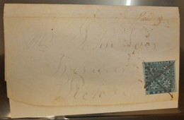 Canada Nova Scotia 1857 Imperf 3 D On COVER RARE FRANKINGS With Nice POSTMARKS Cover As Per Scan - Cartas & Documentos