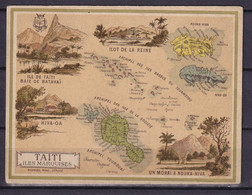 TAHITI - Carte Illustrée Avec Texte Au Dos éditée Par Hachette - Tahiti