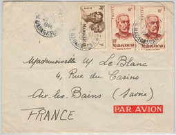 44954 --  MADAGASCAR -  POSTAL HISTORY - Airmail COVER To FRANCE 1948 - Cartas & Documentos