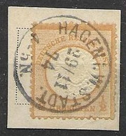 Hagen Westfalen Fragment Stamp Alone 12 Euros - Gebraucht