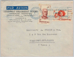 44971 - MADAGASCAR - POSTAL HISTORY - COVER With NICE SLOGAN POSTMARK - Dolphin - Cartas & Documentos