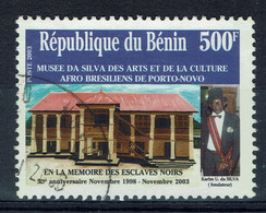 Bénin (Dahomey), 500f, Musée Des Arts Da Silva De Porto-Novo, Esclavage, 2003 Obl, TB - Benin - Dahomey (1960-...)