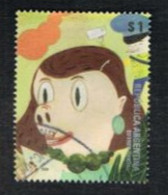 ARGENTINA - SG 3307 - 2008 FOR YOUNG PHILATELISTS: GIRL (BY BF, TIRAGE 10.000) -  USED - Used Stamps