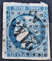 FRANCE 1871 - Canceled - YT 46B - 20c - 1870 Emisión De Bordeaux