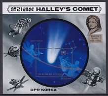 BLOC NEUF DE COREE DU NORD - PASSAGE DE LA COMETE DE HALLEY N° Y&T 36F - Astronomia