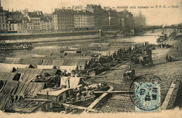 Paris 2ème * 1905 * Le Marché Aux Pommes , Port Du Mail * Bateaux - District 02