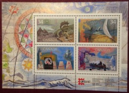 Canada   1986 -  Exploration Of Canada. Discoverers  Block  - MNH - - Blocs-feuillets