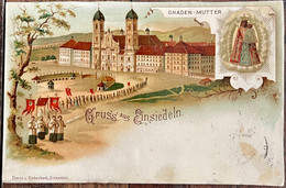 GRUSS AUS EINSIEDELN - PROZESSION GNADEN-MUTTER - 1920 - SZ Schwyz
