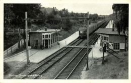 Nederland, OOSTERBEEK, Station Oosterbeek-Hoog, Trein (1957) Ansichtkaart - Oosterbeek