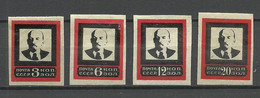 RUSSIA Russland 1924 Michel 238 - 241 B Lenin * - Unused Stamps