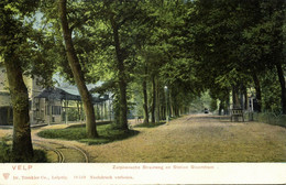 Nederland, VELP, Zutphensche Straatweg En Station Stoomtram (1900s) Ansichtkaart - Velp / Rozendaal