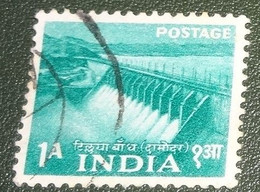 India - 1955 - Gebruikt  - Cancelled - Landbouw En Industrie - Damodar Valley Stuwdam - Used Stamps