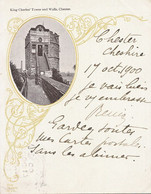 Chester King Charles 's Tower And Walls  Short Size Card Pioneer  P. Used 1900 Art Nouveau - Chester