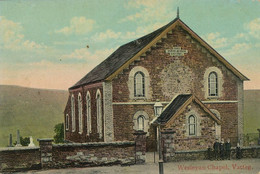 Varteg Torfaen Wesleyan Chapel  Hand Colored Used From St Nicolas Belgium - Unknown County