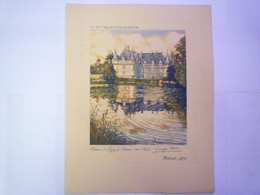 2021 - 2970  SUP MENU  Cie Gle TRANSATLANTIQUE  (Château D'AZAY-le-RIDEAU)   XXX - Menus