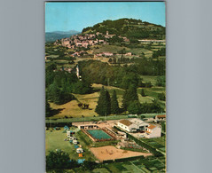 26 - Drôme - La Begude De Mazenc - Cpm - Le Camping , La Piscine , Le Château Et Le Vieux Village - Other & Unclassified