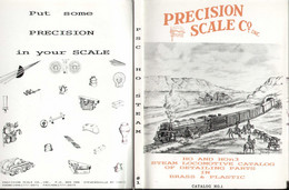 Catalogue PRECISION SCALE INC 1983 N.1  HO & HOn3 Parts In Brass & Plastic - English