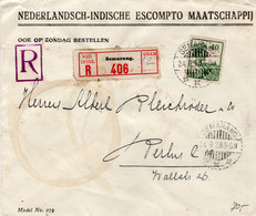 R - Brief Niederlande Kolonie Indien Semarang Vom 24.8.1928 - Netherlands Indies