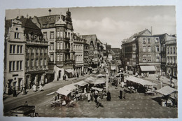 (12/1/49) Postkarte/AK "Trier A.d.Mosel" Hauptmarkt Mit Blick Auf Die Porta Nigra - Trier