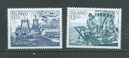 Islande    - Yvert 553  /  554 ** 2 Valeurs Neuves Sans Charnière  -  AU 8301 - Ungebraucht