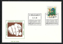 FINLANDE 1973: FDC "EUROPA" - Briefe U. Dokumente