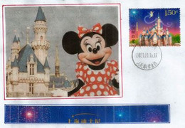 Shanghai Disney Resort, Lettre Du Shanghai Disney Resort (Chine)   Minnie - Storia Postale