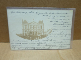 ORGERUS (78) Carte Photo Mairie Fete Animation - Other & Unclassified