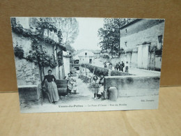 USSON DU POITOU (86) Le Pont D'Usson Rue Du Moulin Belle Animation - Otros & Sin Clasificación