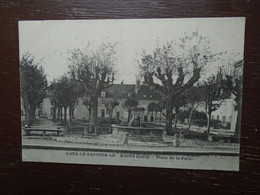 Carte Assez Rare De 1907 , Lons-le-saunier-le Bains , Place De La Paix - Lons Le Saunier