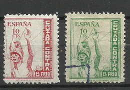 Espana Spain 1937 GUERRA CIVIL BENEFICENCIA CRUZADA CONTRA EL FRIO */o - Other & Unclassified