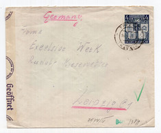 1940. YUGOSLAVIA,BOSNIA,BIH,TRAVNIK,AIRMAIL,COVER TO GERMANY,CENSORED - Luchtpost
