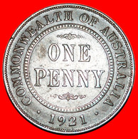 * INDIA/GREAT BRITAIN DIES: AUSTRALIA  1 PENNY 1921! George V (1911-1936)  LOW START  NO RESERVE! - Penny