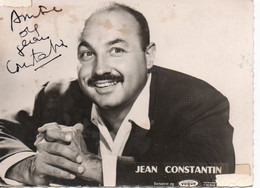 JEAN CONSTANTIN ARTISTE CHANTEUR PUBLICITE - Cantanti E Musicisti