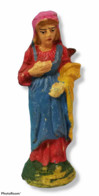 35929 Pastorello Presepe - Statuina In Pasta - Donna - Crèches De Noël