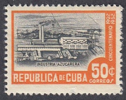 Costa Rica, Scott #480, Mint Hinged, Sugar Mill, Issued 1952 - Unused Stamps